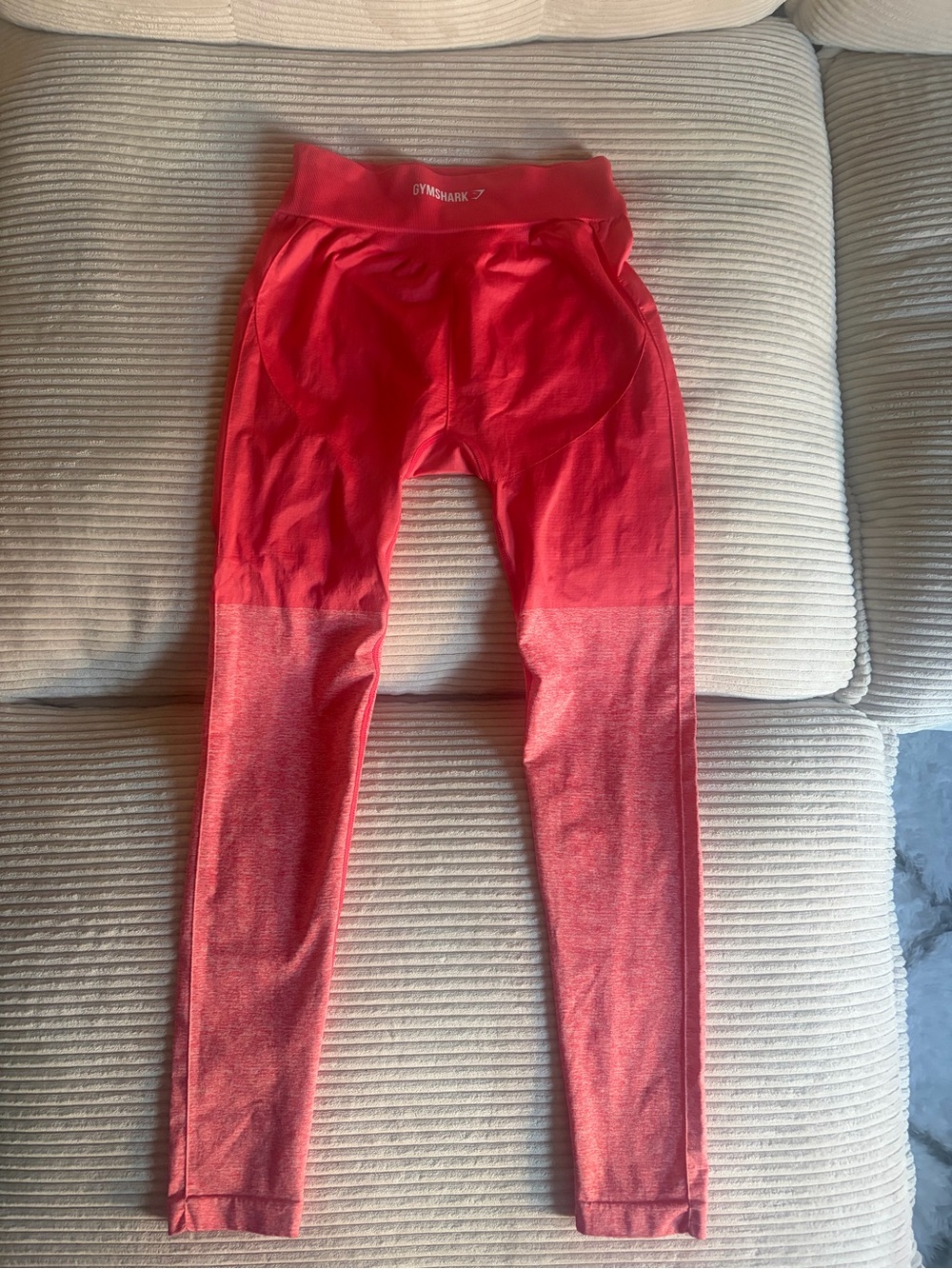 Gymshark l Red Ombre Seamless Leggings like new